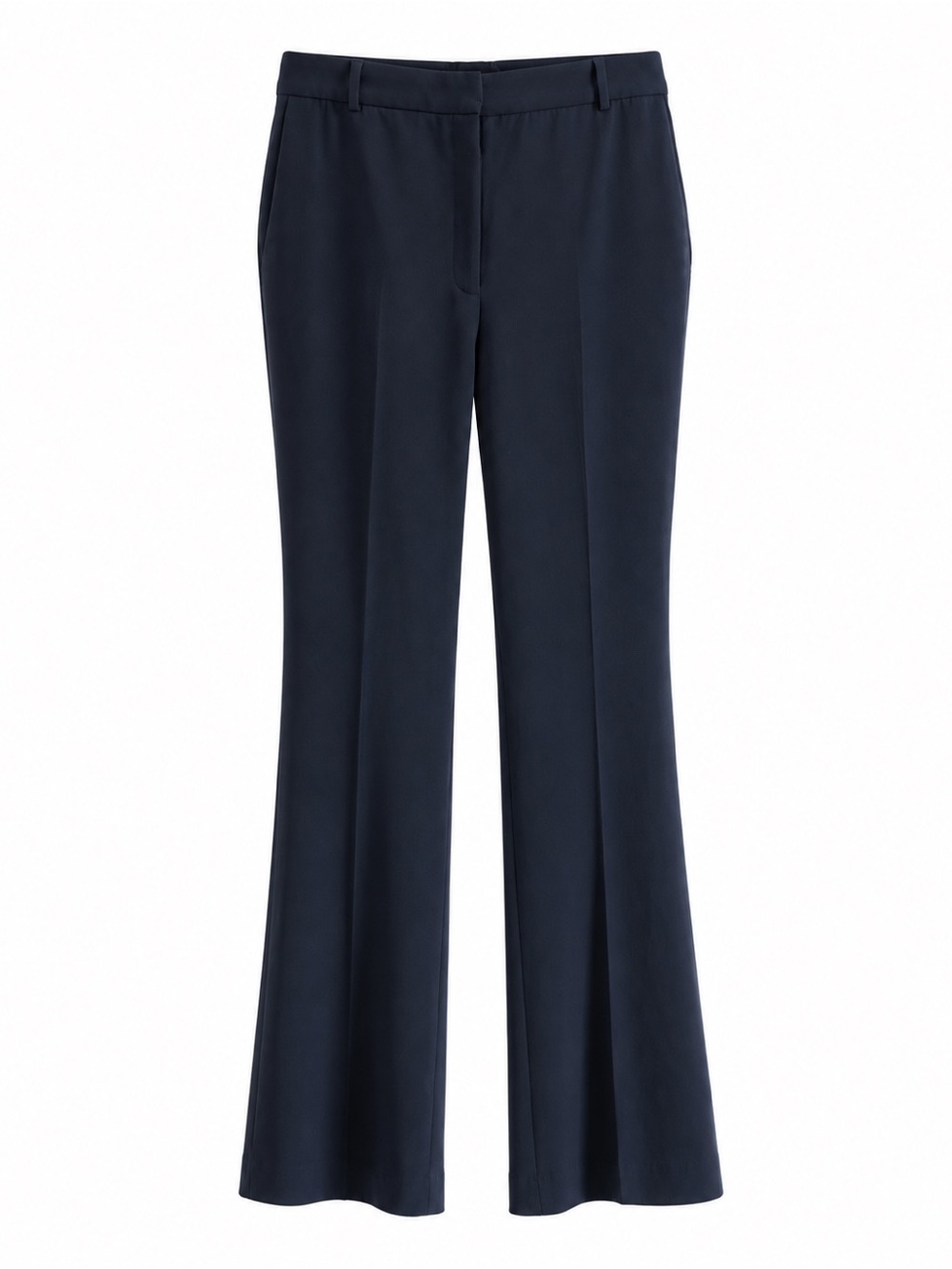 Aritzia Babaton Navy Blue Tailored Wide Leg Trouser Pants Size 14